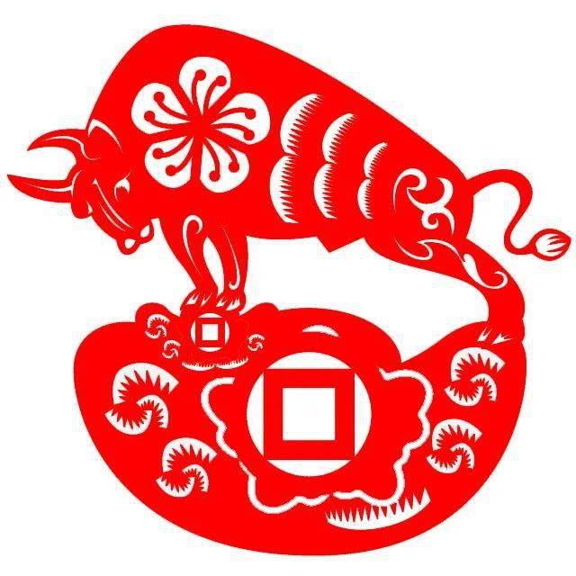 一组牛年春节剪纸!愿你牛气冲天!
