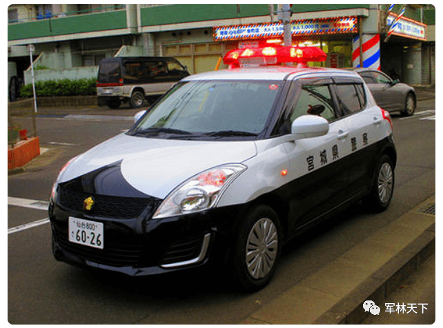 日本警车型号都在这了,丰田本田马自达,全是日本国产车