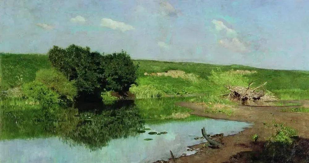 请欣赏一百多幅大师列维坦风景油画作品