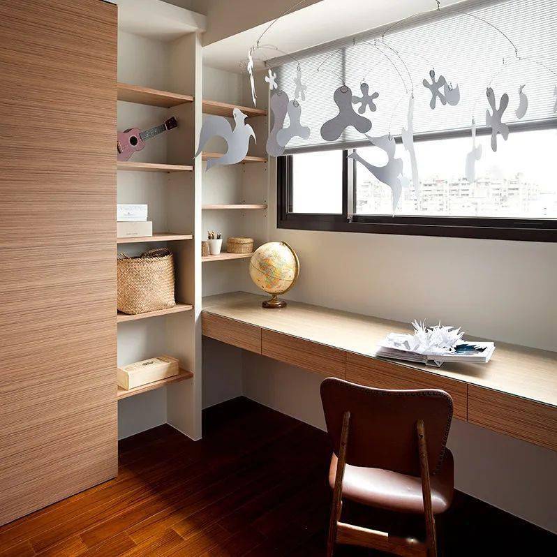 独立书房太奢侈家庭工作区还可以这样做