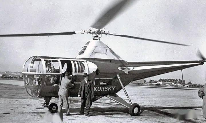 比现代更科幻的早期直升机:美国直五 sikorsky h-5