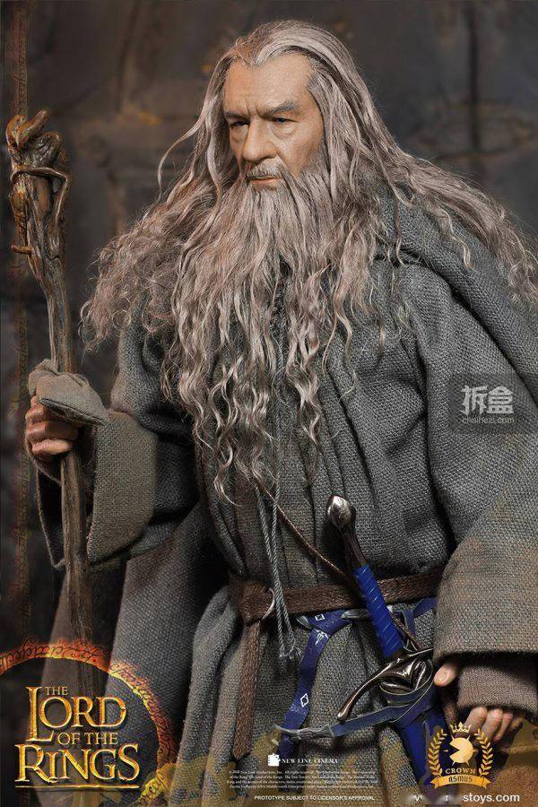 asmus toys 指环王魔戒 灰袍巫师 甘道夫2.0 1/6可动人偶