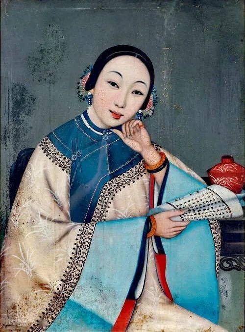 清代老油画风靡以此探索中国油画的发迹