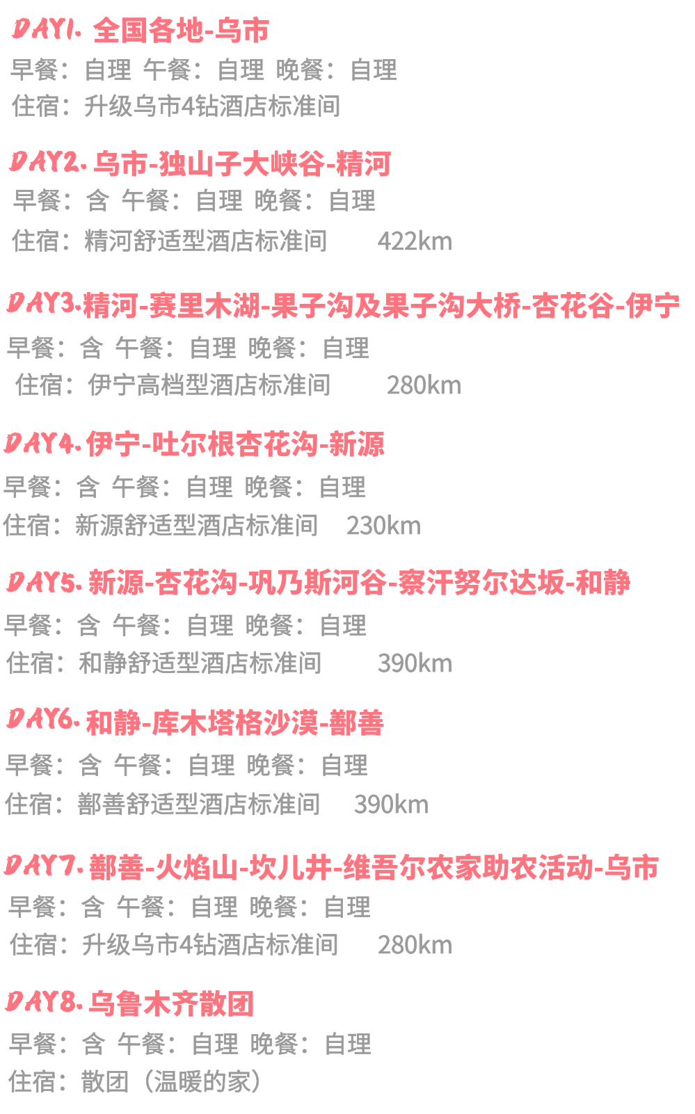 2021新疆是个好地方之天山之春—伊犁杏花沟8日深度游