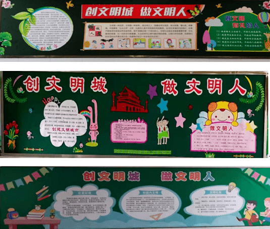 【校园动态】湖滨小学开展2021年度春季开学黑板报评比活动