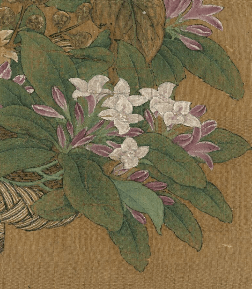 他的三幅花篮图,美了千年_李嵩