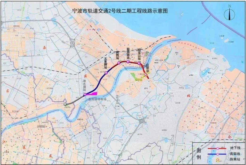 宁波地铁2号线二期后通段最新进展来了