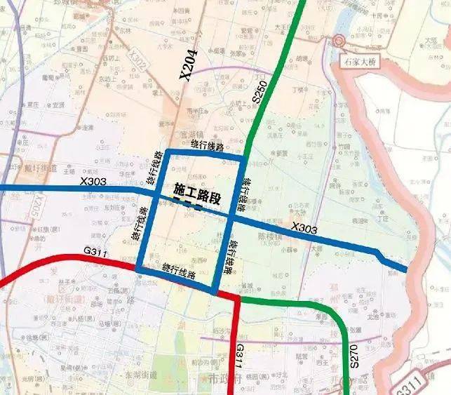 邳州这条道路部分路段实施交通封堵管制!附绕行路线!