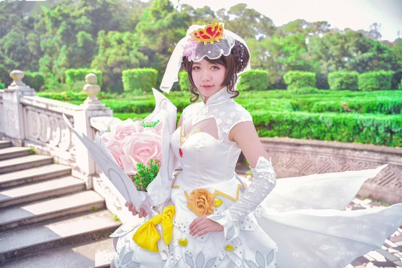 角色名:小乔纯白花嫁 cn:太子 摄影:ken 后期:悠悠 协助摄影:leon