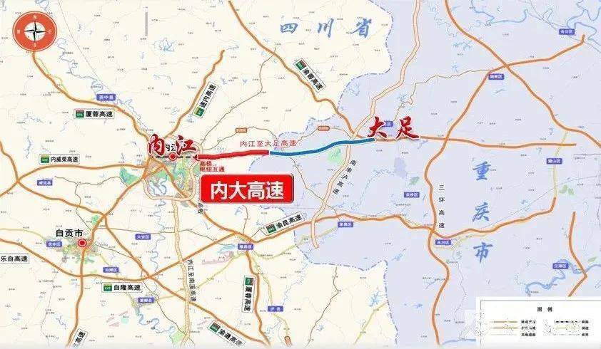连接重庆,内江这条高速公路快速推进_东兴区