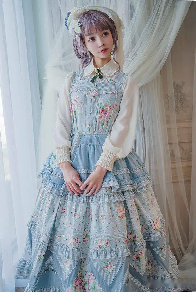 lolita20款花墙柄小裙子属于春天得温柔来啦