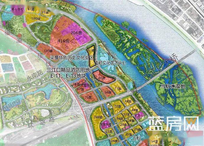 福州五区2021招商计划曝光华润万象白湖亭sm商业三江口酒店项目事关