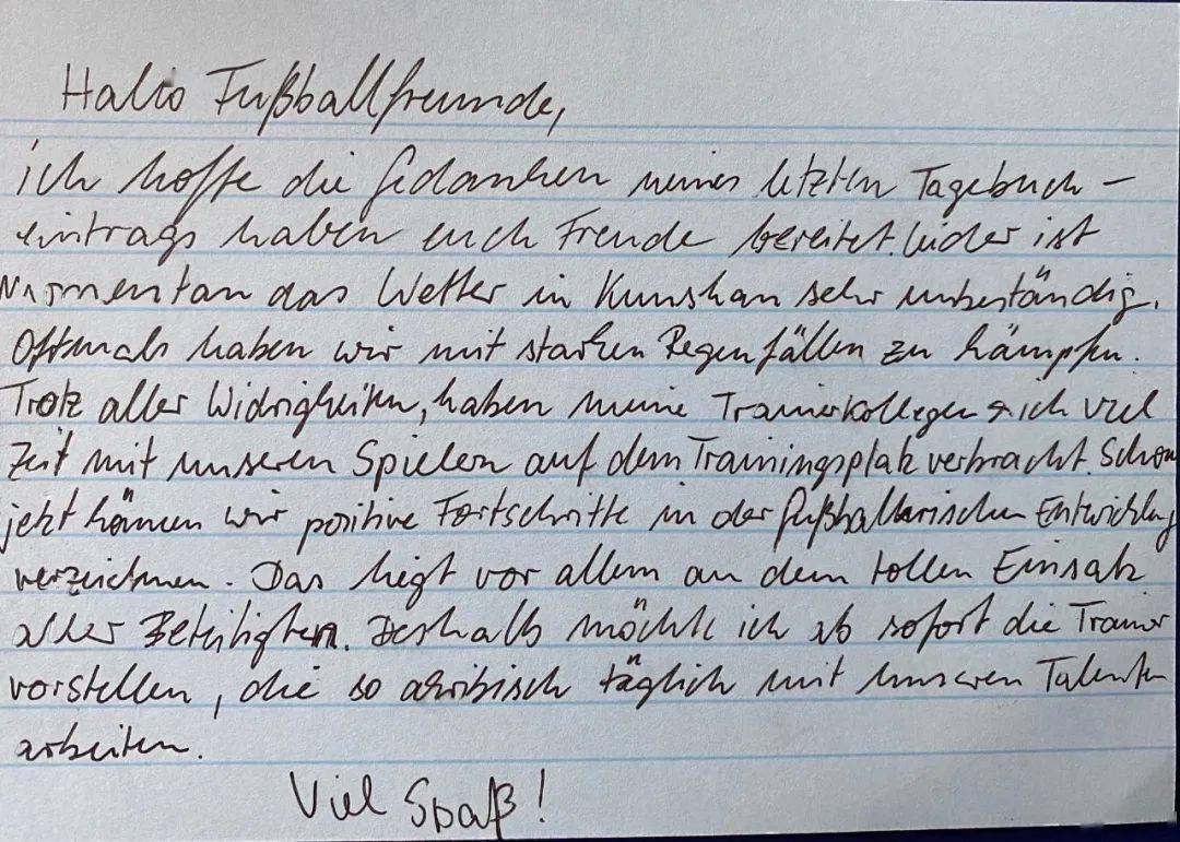 托比老师放荡不羁的德语手写体