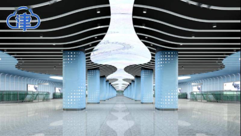 天津地铁4号线南段年内试运营成林道站样板曝光