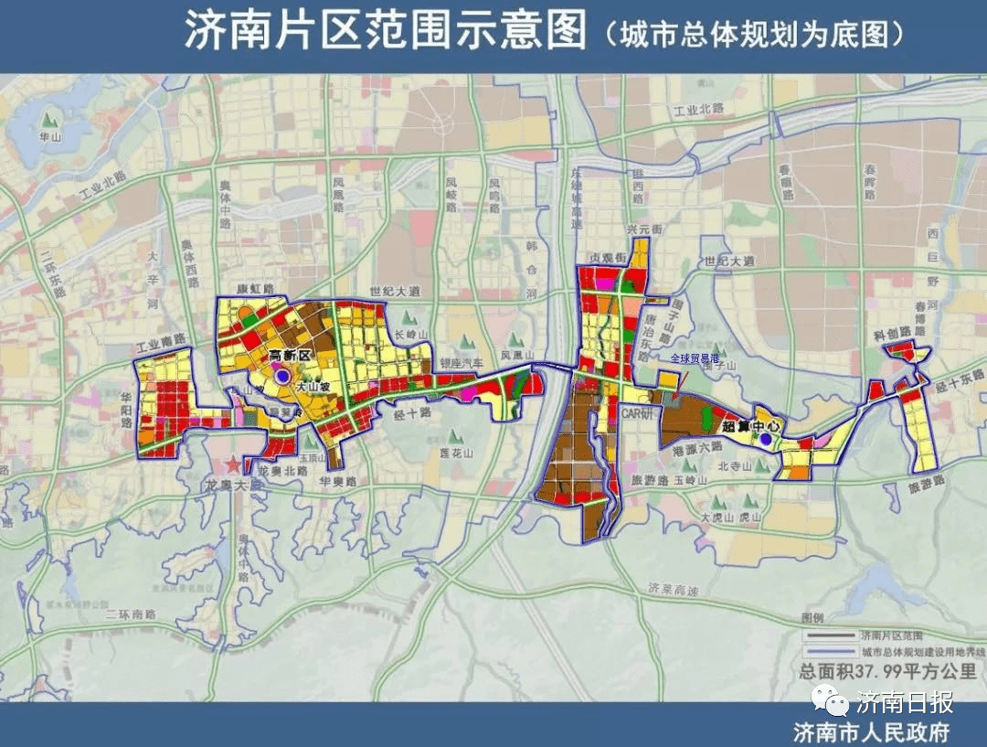 济南"东强"版块的重要拼图!雪山片区:未来城市的无限想象