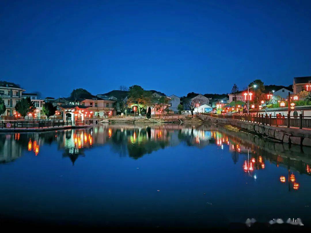 都昌最美农村夜景!苏山乡合岭上舍新村夜景