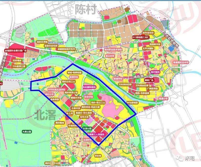 下图告诉我们,从大的组团规划来说,北滘新城属于规划中的总部经济区.