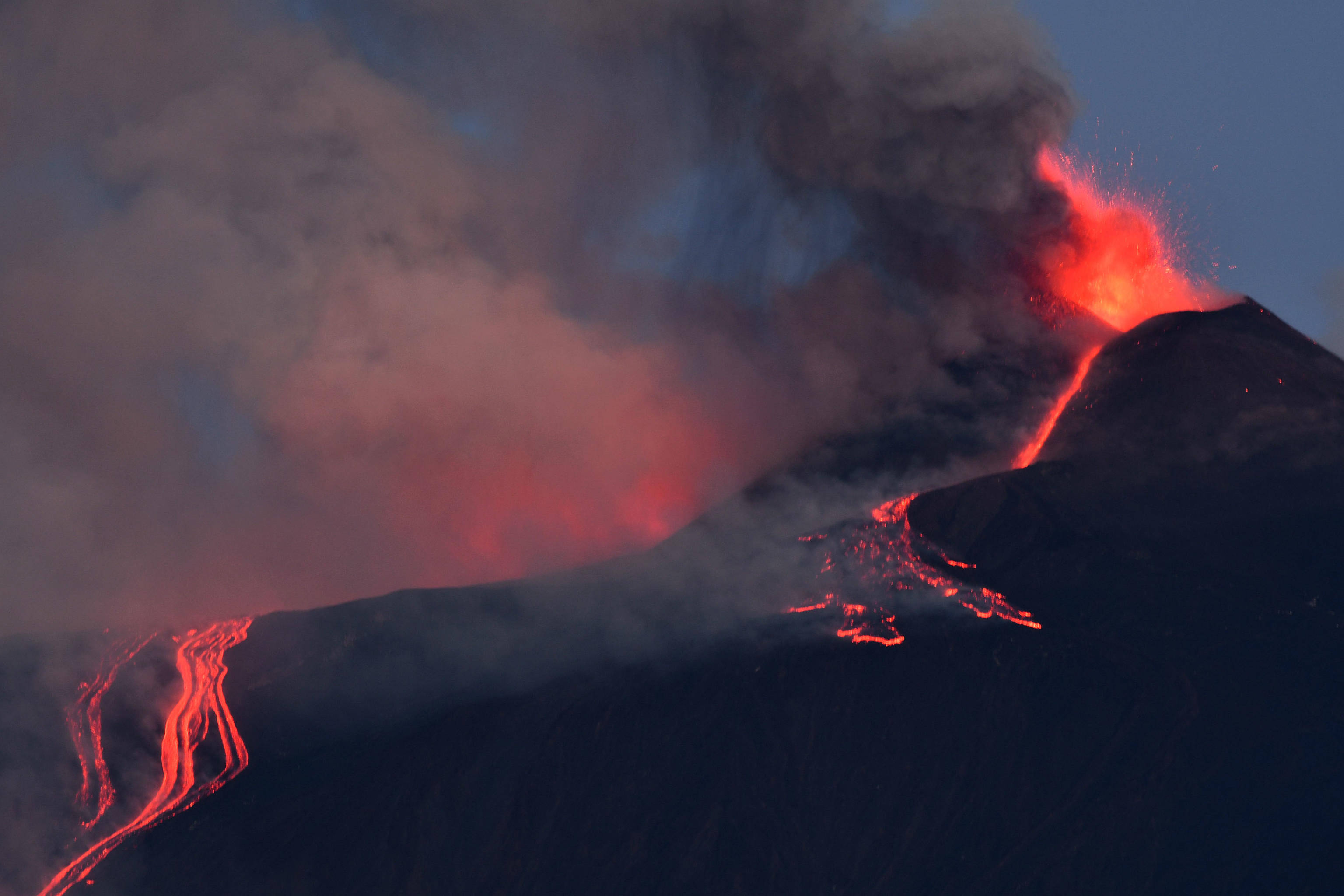 埃特纳火山喷发