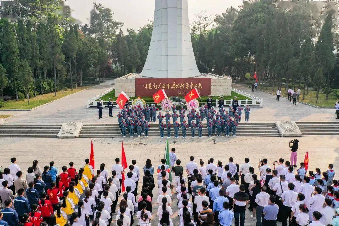 学党史 祭英烈——红城百色千名青少年接受别样的红色