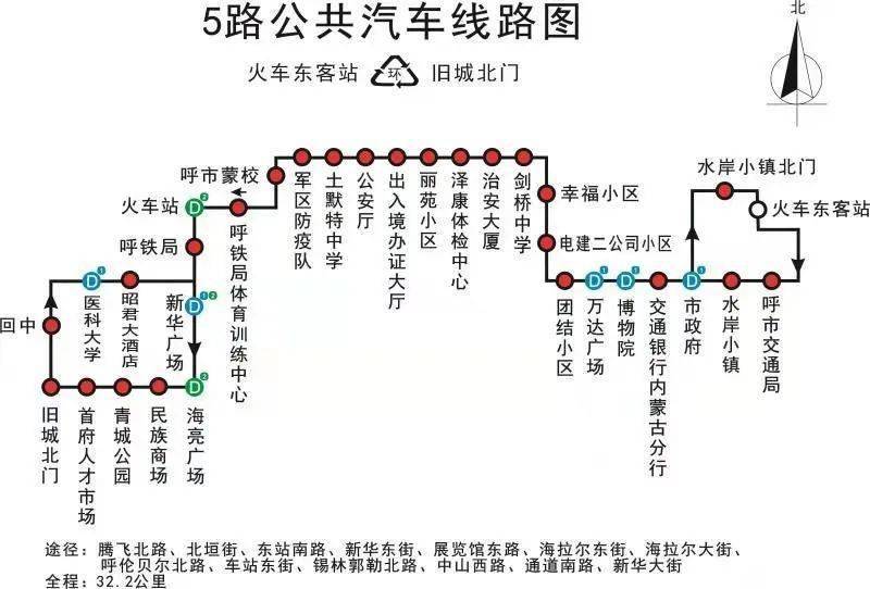 提醒!4月9日起5路公交车线路有变化