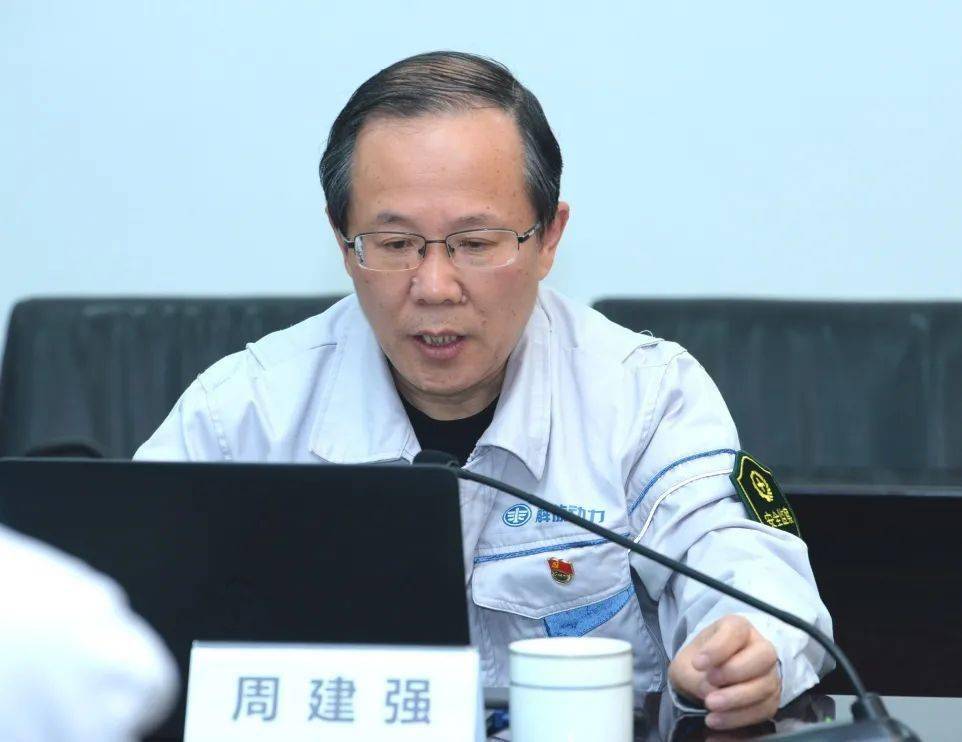 机工党支部书记周建强向参会人员分享了党建工作经验.