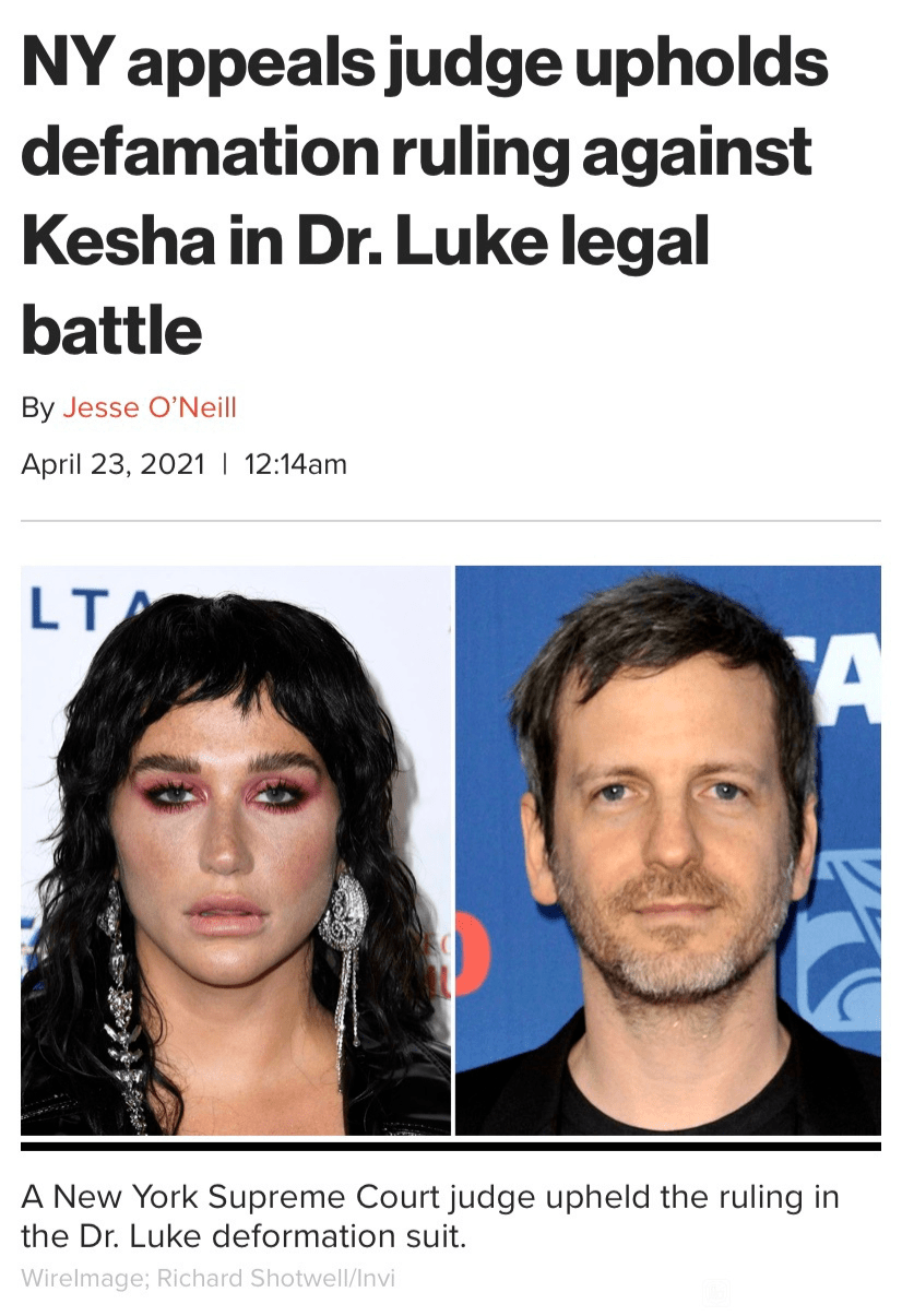 kesha 被法院制裁…_luke