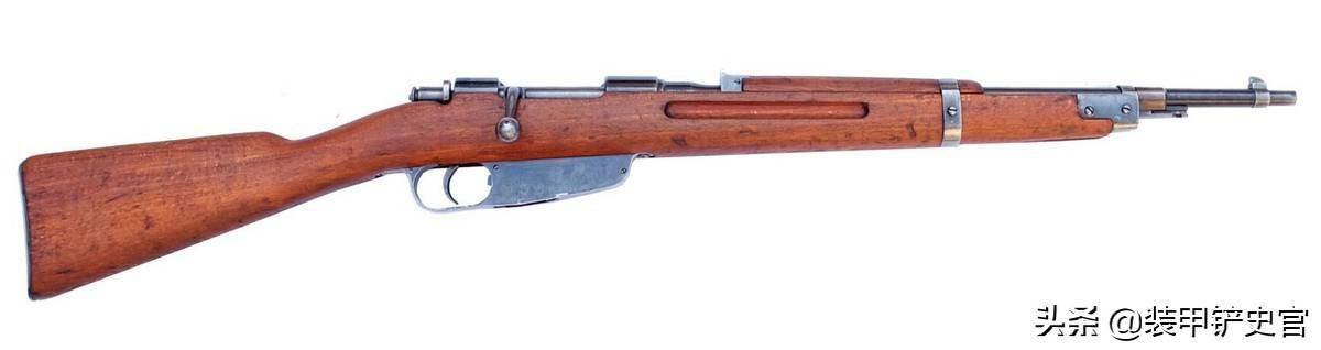 5毫米口径版本.■卡尔卡诺m91/38型卡宾枪,配有折叠式刺刀.