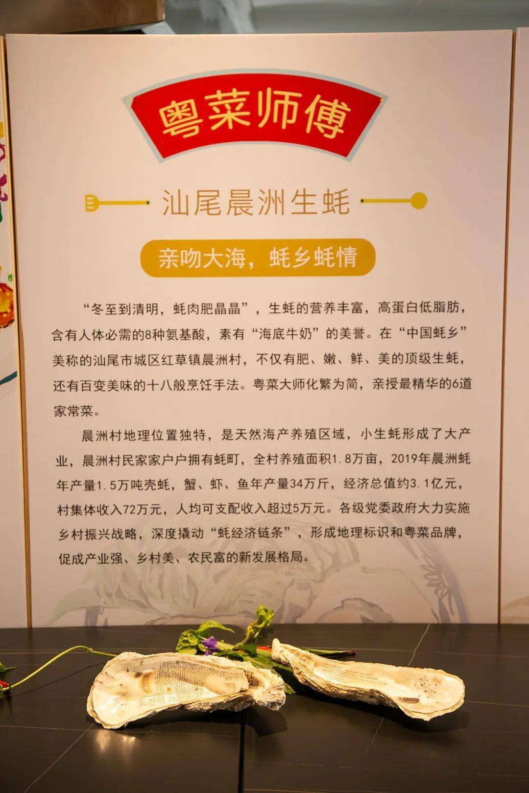 "粤菜师傅·幸福菜谱"汕尾晨洲生蚝菜谱发布 打造生蚝品牌,助力乡村