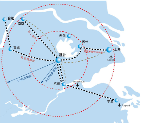 长三角区域一体化时代湖州就是沪苏杭都市圈上的明珠