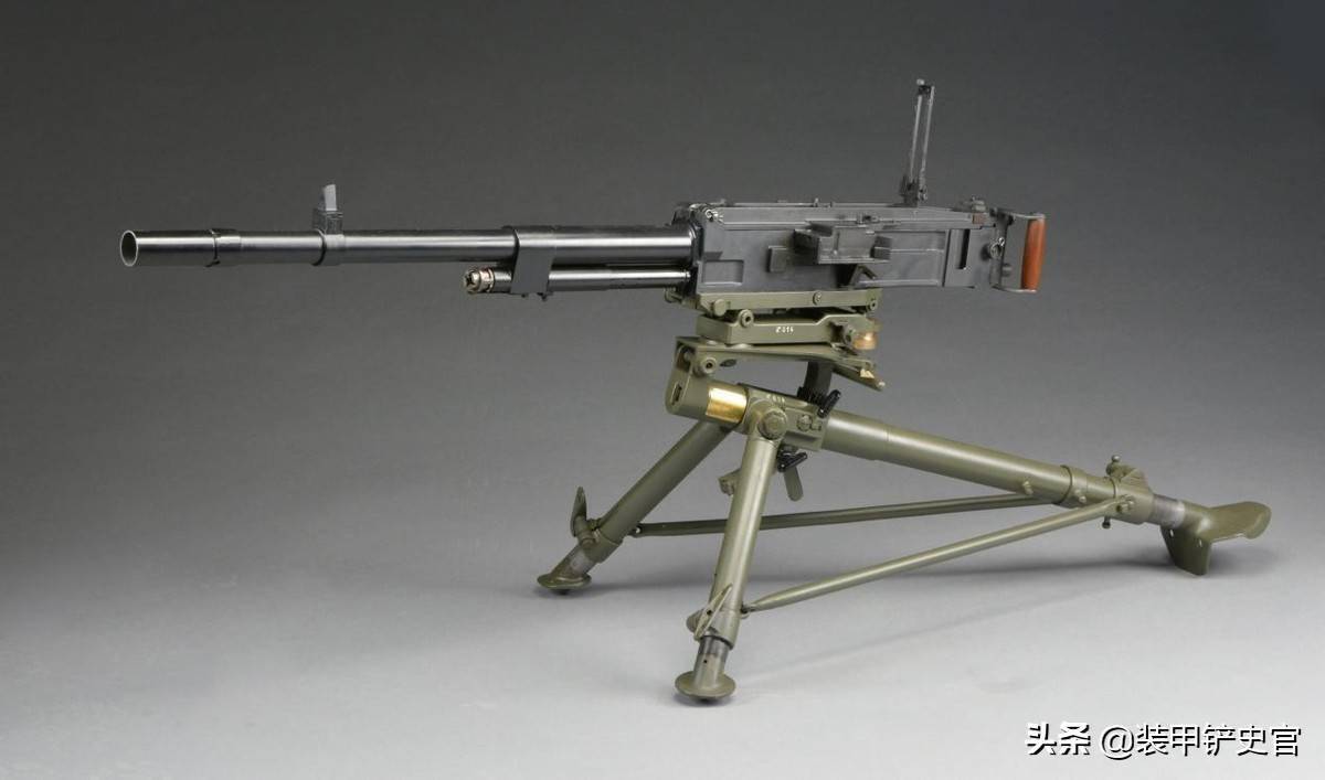 布雷达m1937型重机枪,自动回收弹壳再利用,勤俭节约的
