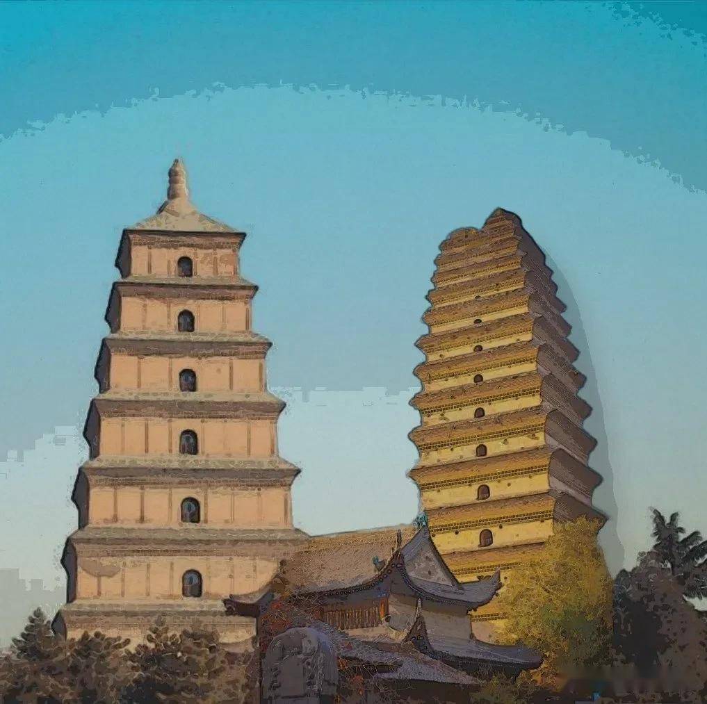 在西安,如何区分大雁塔和小雁塔?