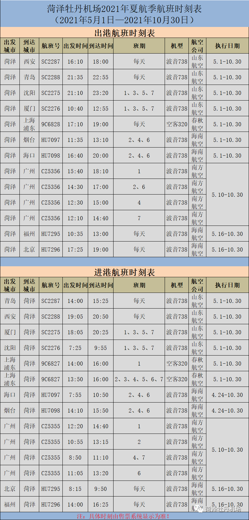 6月1日起菏泽开通成都大连航线