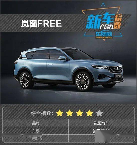 新车产品力指数:岚图free_汽车