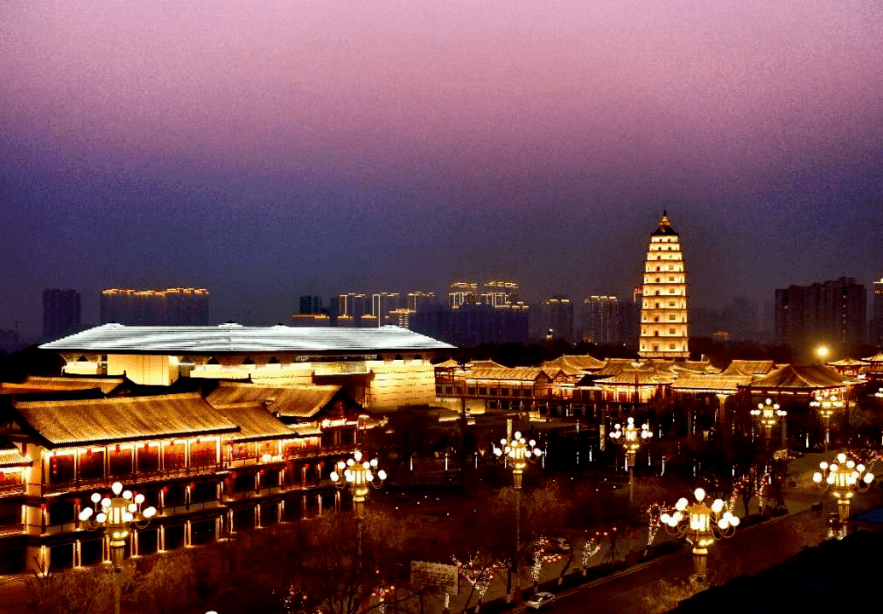 △定州古城夜景