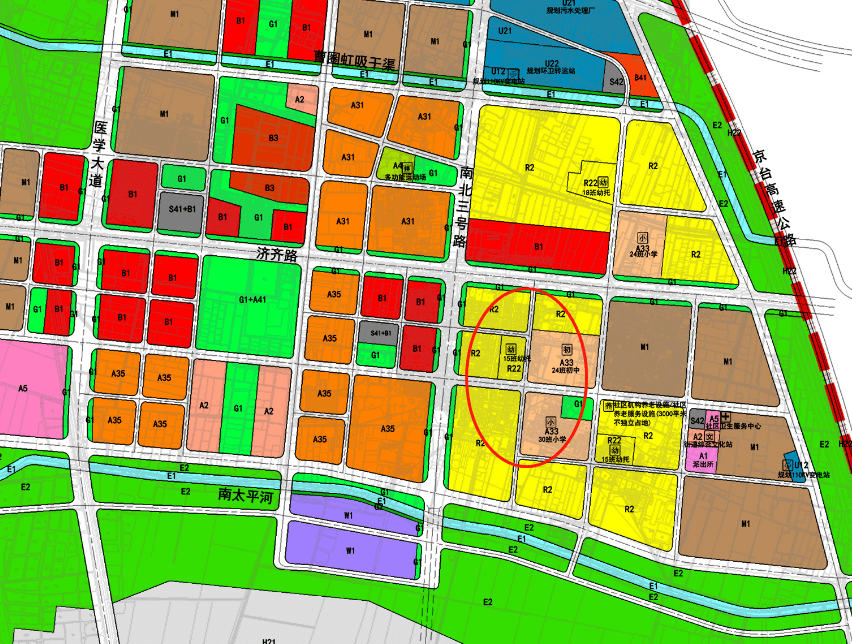 e,f地块分别被建发,海信收入囊中除济齐路南侧外,槐荫区王府庄片区还