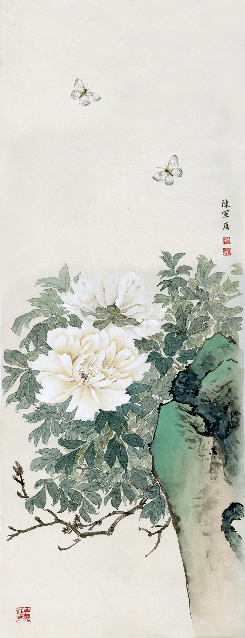 富贵溢彩 华美国色,他的工笔美极了!