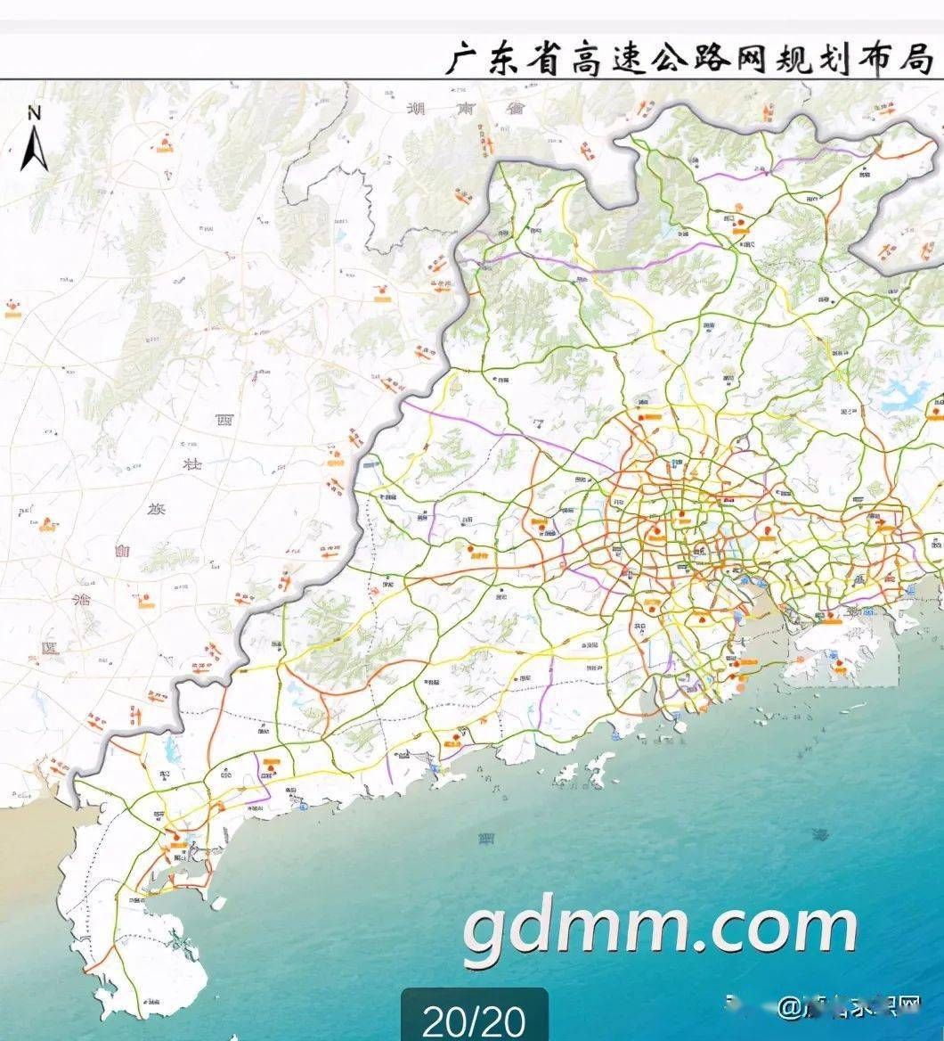 广东高速公路网新规划出炉!信宜至电白将建高速公路!