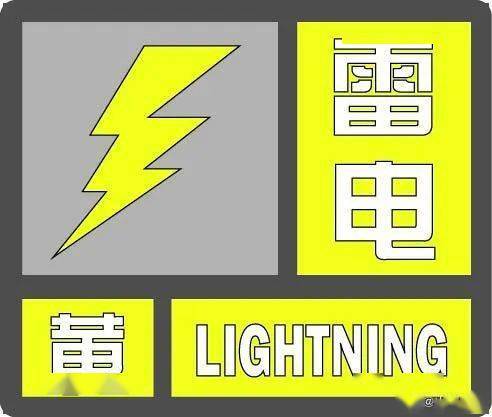 强对流天气预报和雷电黄色预警信号