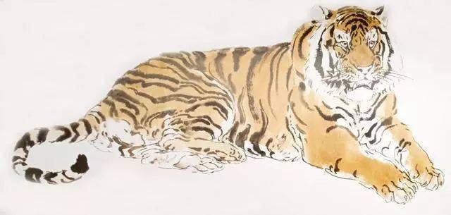 教程写意老虎的画法