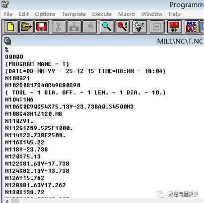 初学者普及知识mastercam出nc程序过程