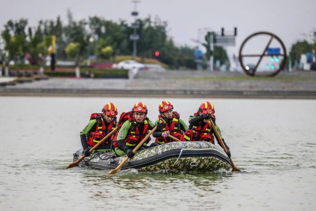 郑州消防代表河南圆满完成省级抗洪抢险实战拉动演练任务