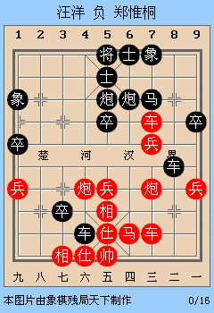 2021年即墨杯这盘棋郑惟桐进攻猛烈汪洋全力防守却无力回天