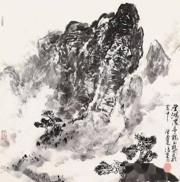 注重"神韵"的塑造|浙派大师周沧米山水画作品欣赏