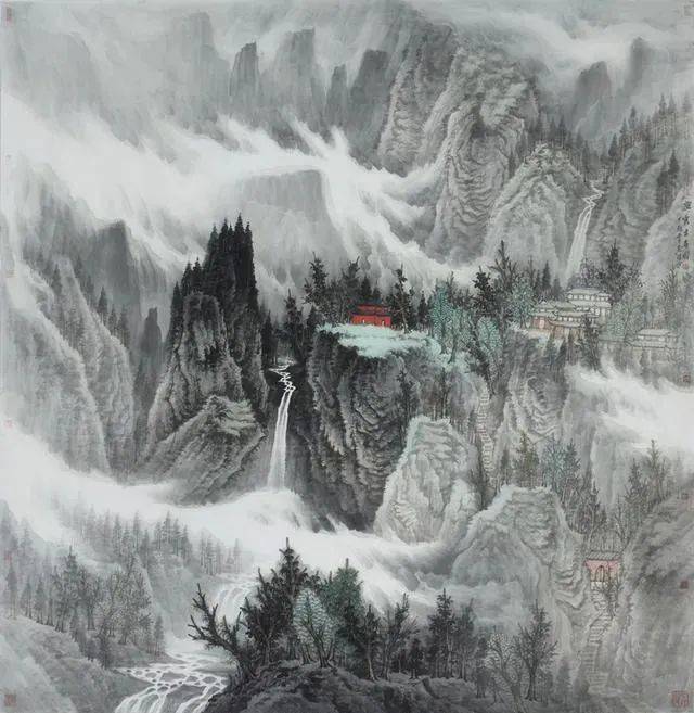 师古禅境:曾先国山水画