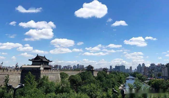 绝美"西安蓝"再现我市空气质量收获"两连优"