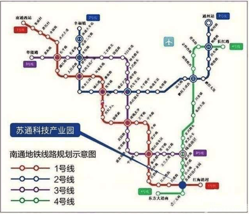 南通2035年规划8条地铁,长三角北翼经济中心