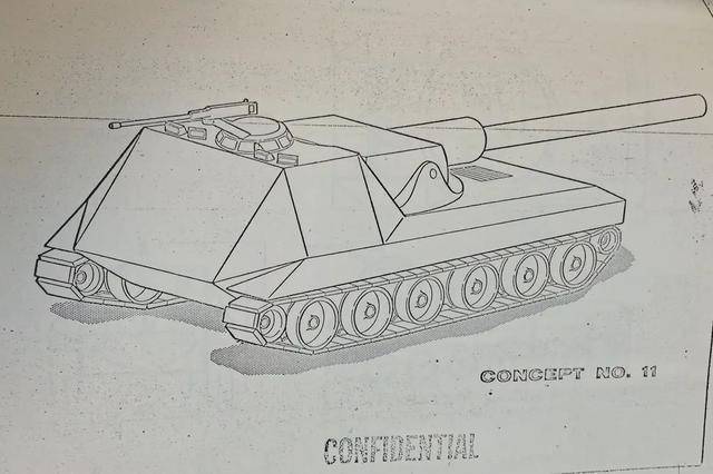 概念#11 装甲式自行火炮 概念#11是为了验证为155mm自行火炮加装全