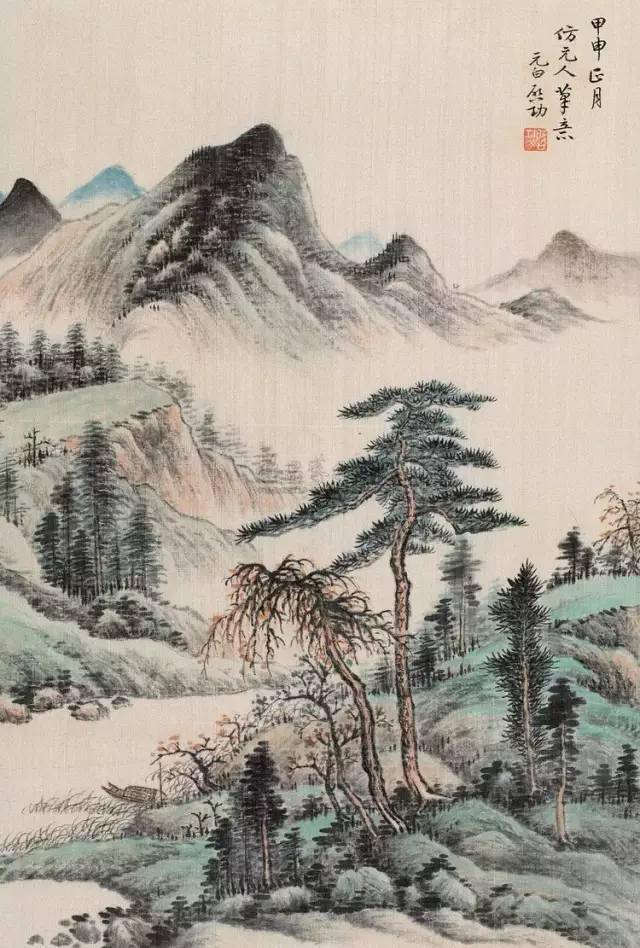 精美山水画100幅,太全了!