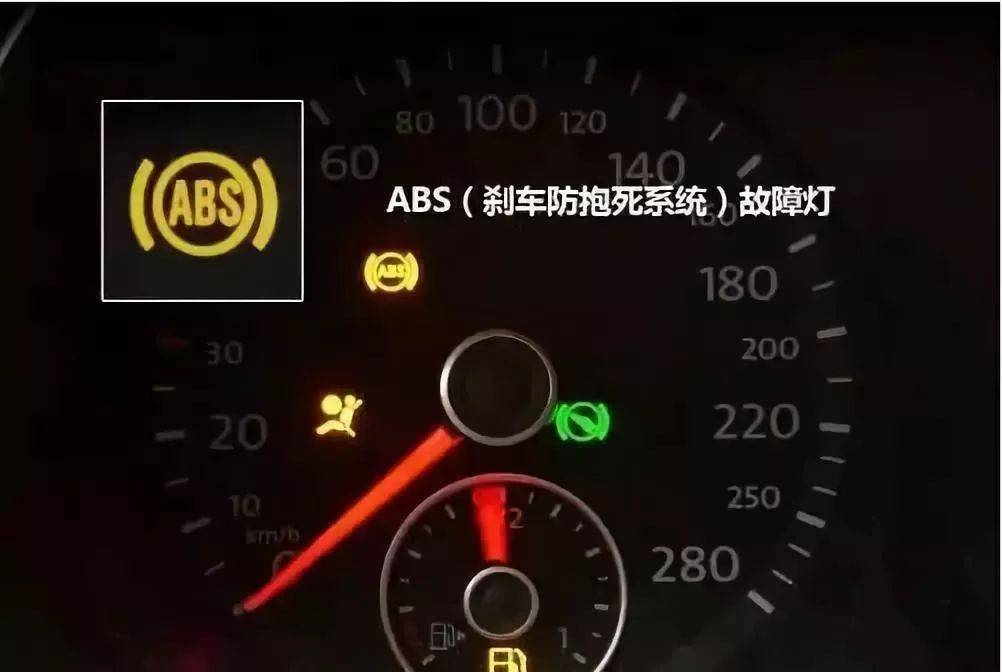 车上这几种灯亮了请你马上停车