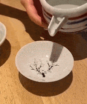 每日有趣gif图片#魔法一样的泡泡_樱花